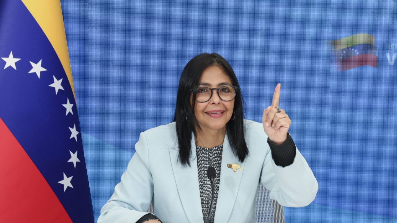 Delcy Rodríguez aseguró que su gobierno buscará garantizar la paz