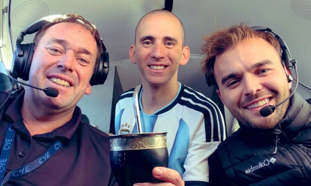 Nahuel Gallo celebró su primera cena en familia desde su regreso al país