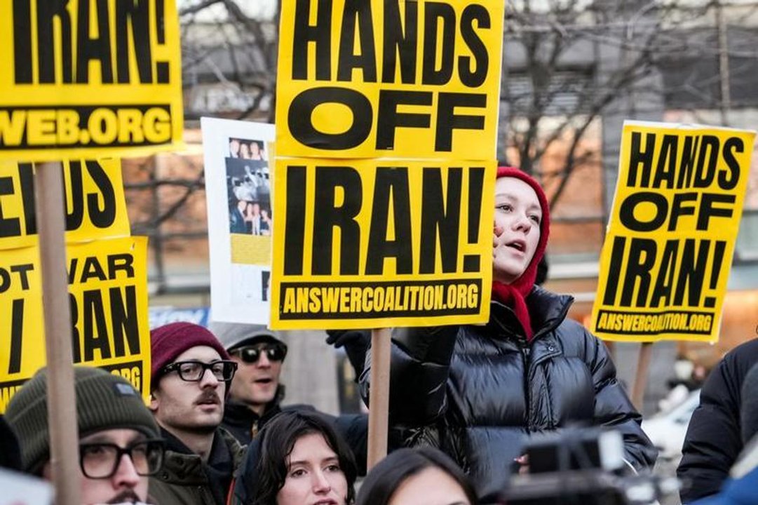 Protestas en Estados Unidos contra la ofensiva en Irán se extienden a 50 ciudades
