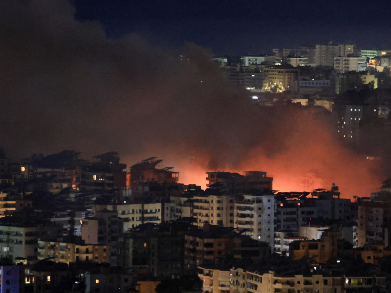 Israel lanzó ataques aéreos en el sur de Líbano y drones sobrevolaron Beirut